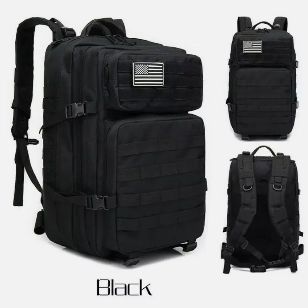 Large Laser MOLLE Military Army Assault Rucksack P